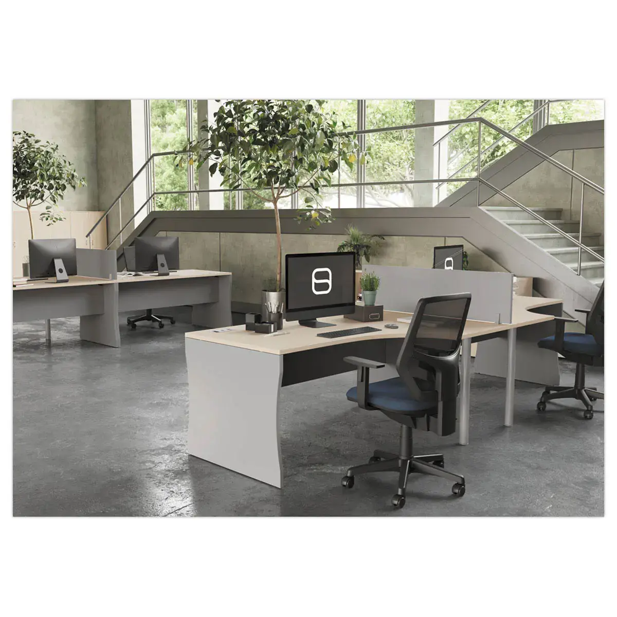 Bureau BUDAPEST 160 x 80 acacia