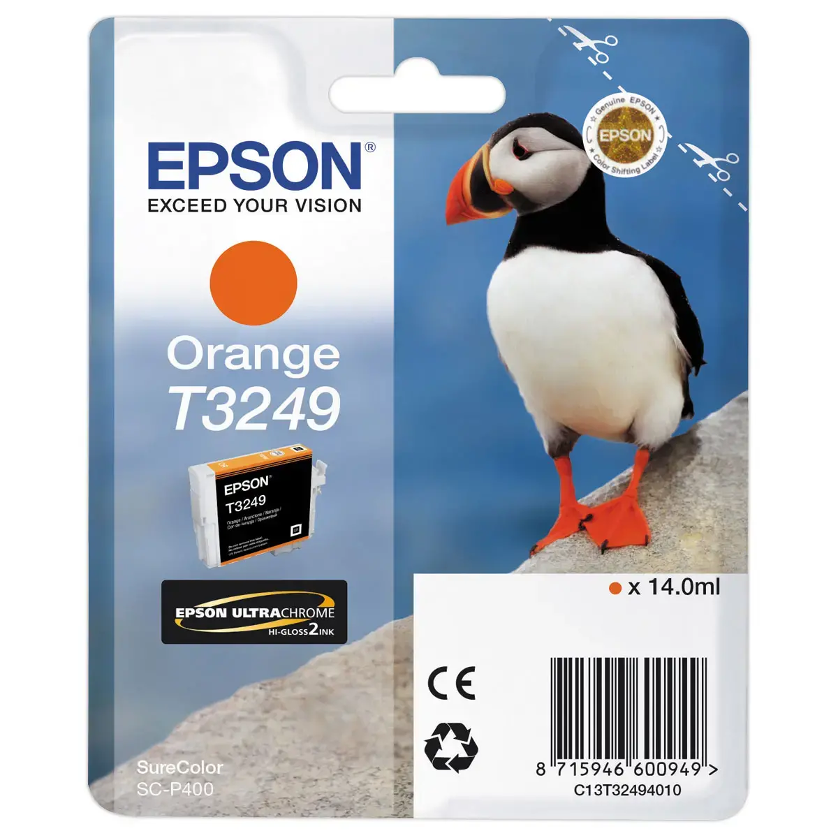 Cartouche Epson T3249 orange