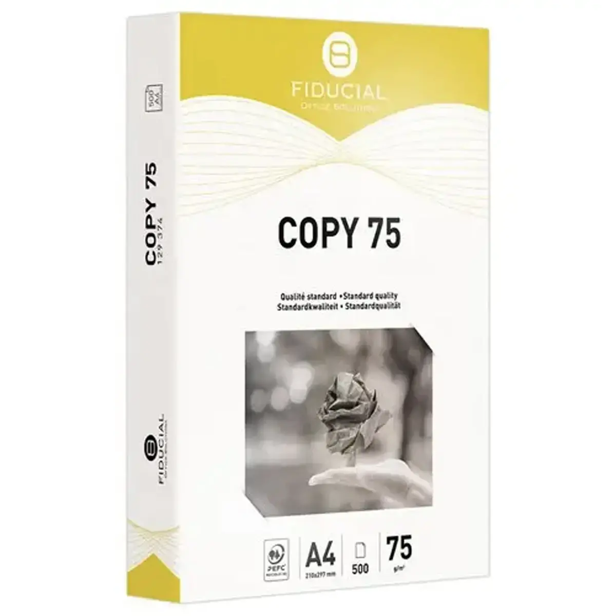 240 Ramettes de 500 feuilles de papier blanc A4 75g COPY 75 FIDUCIAL