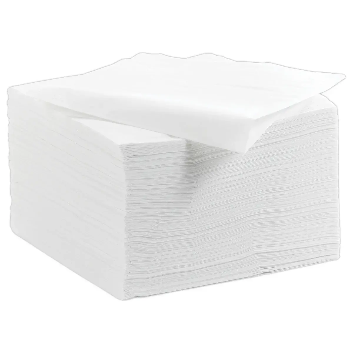 125 Serviettes double épaisseur - 33 x 33 cm - Blanc - Duni