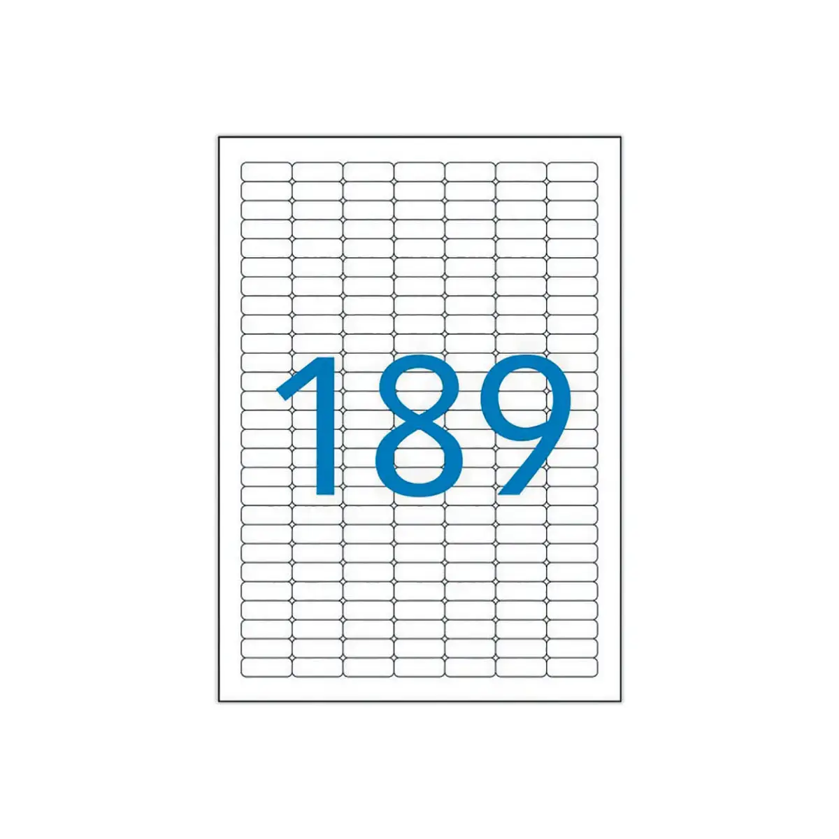 25 Planches d'étiquettes enlevables laser25,4x10mm 4725 étiq/boîte