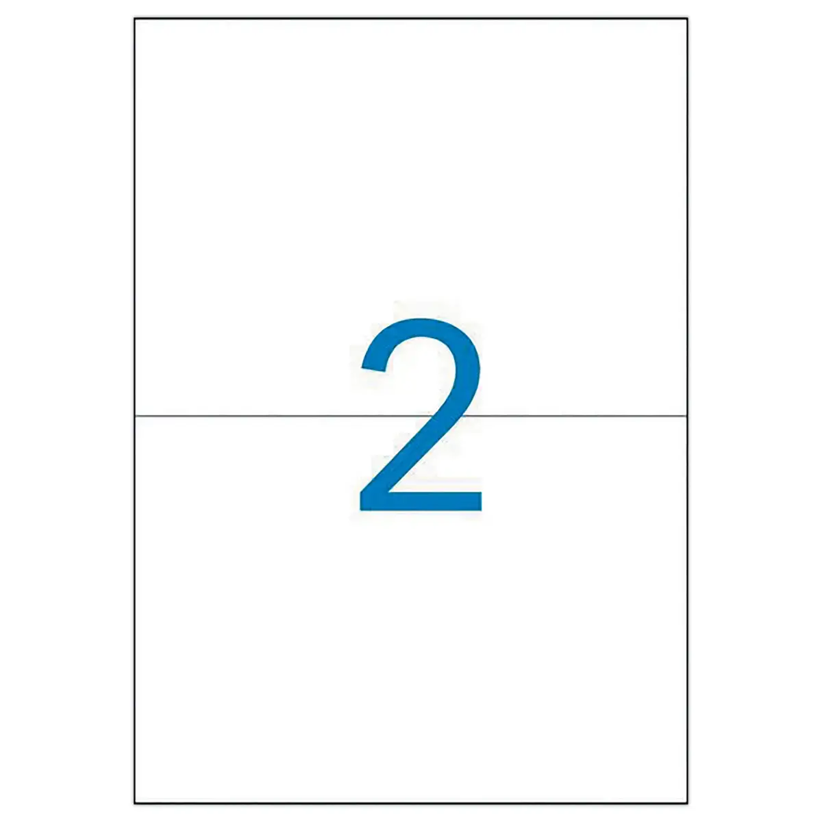 100 Planches d'&eacute;tiquettes multi-usages -  210x148,5 mm - APLI 