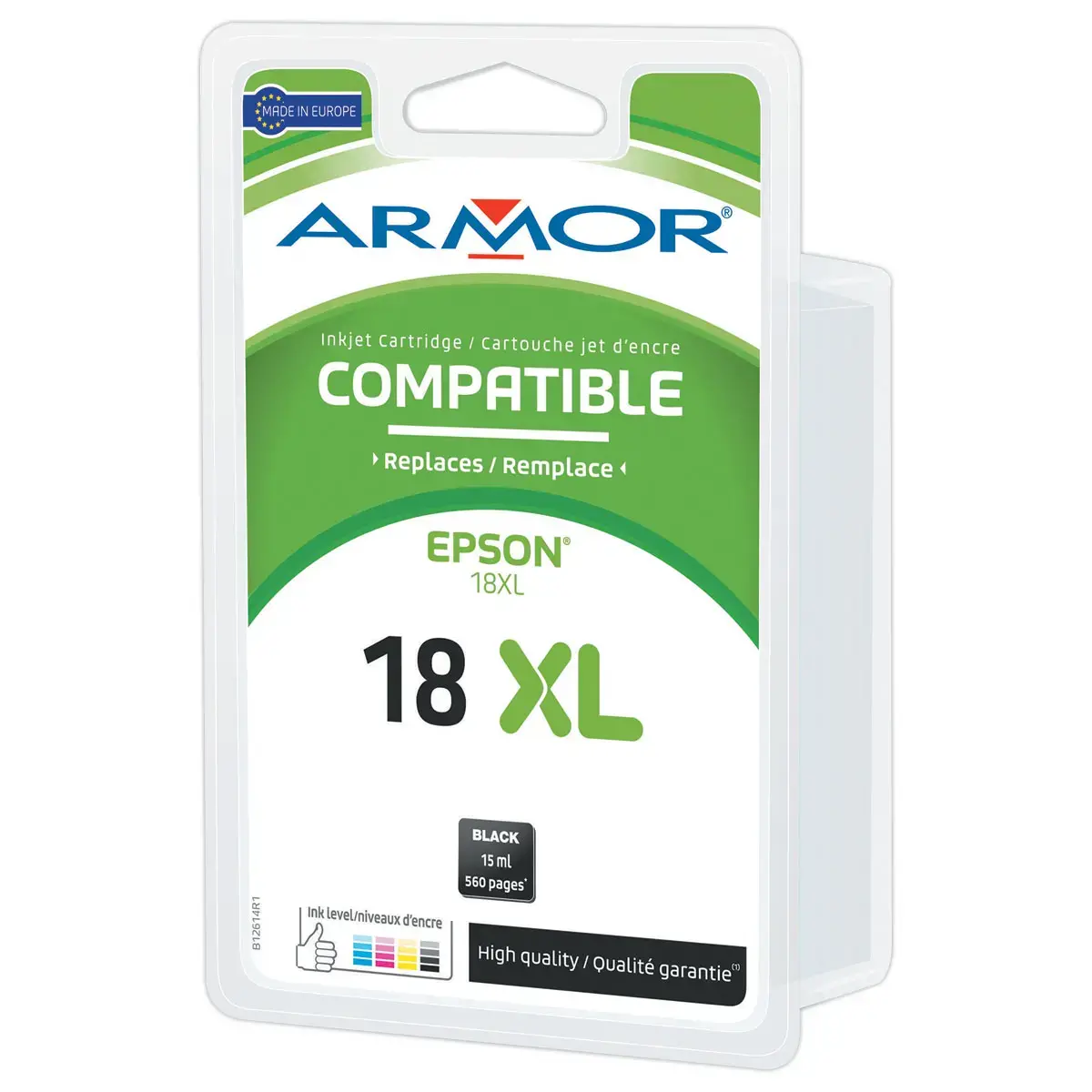 Cartouche ARMOR équiv. Epson T18XL noir
