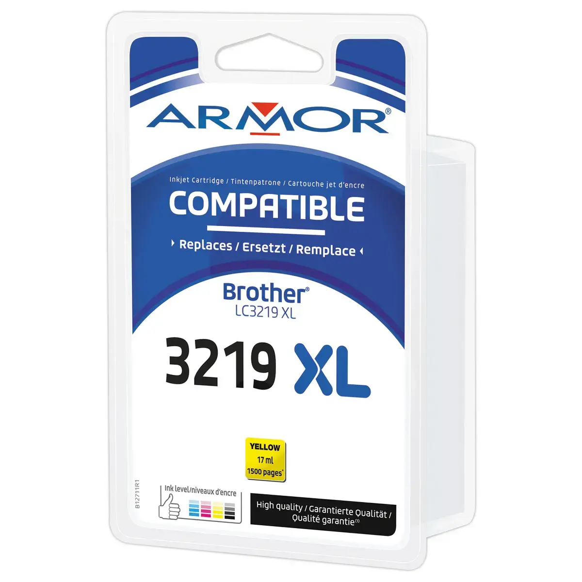 Cartouche &eacute;q. BROTHER LC-3219XL - Haute capacit&eacute; - Jaune - OWA 