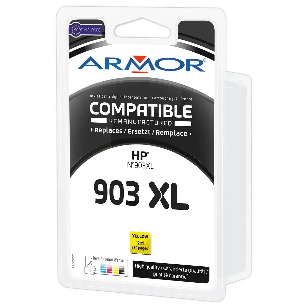 Cartouche éq. HP 903XL - Haute capacité - Jaune - OWA