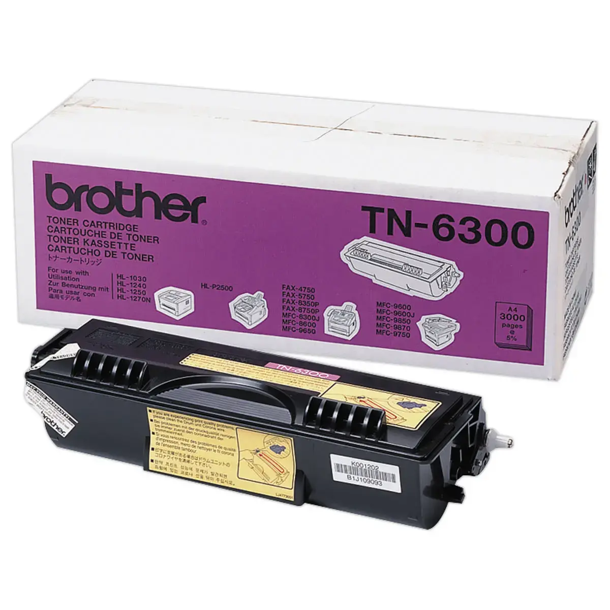 Toner BROTHER TN6300 noir 