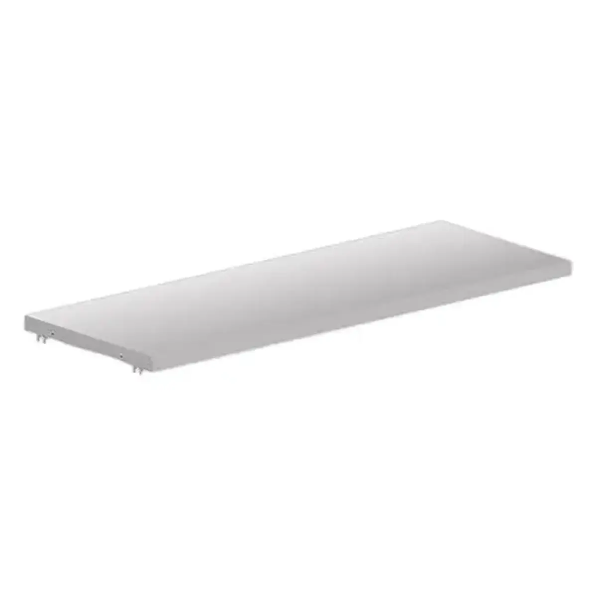 Étagère alu en métal pour armoire haute bicolore L.120 cm