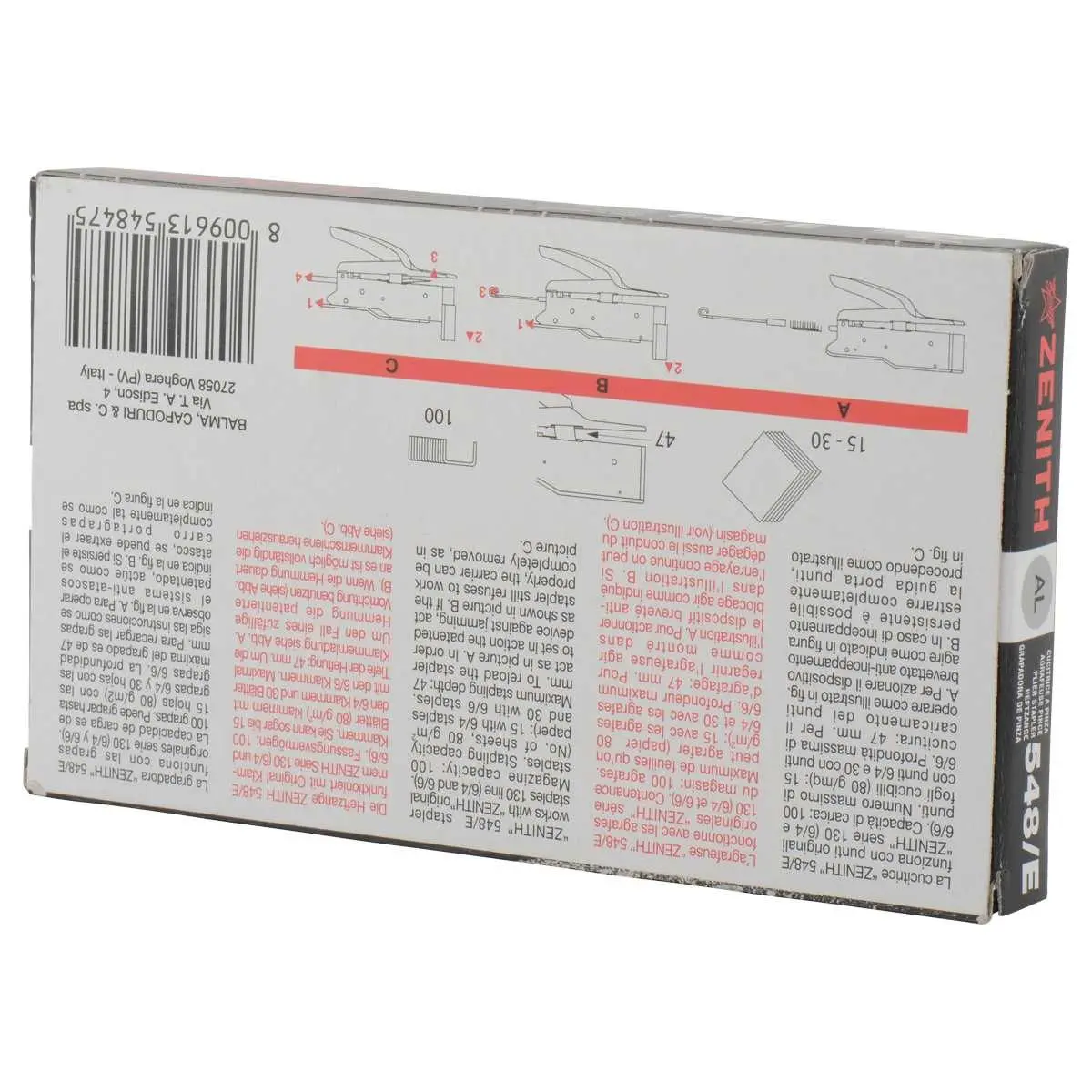 Pince agrafeuse 548 E - ZENITH