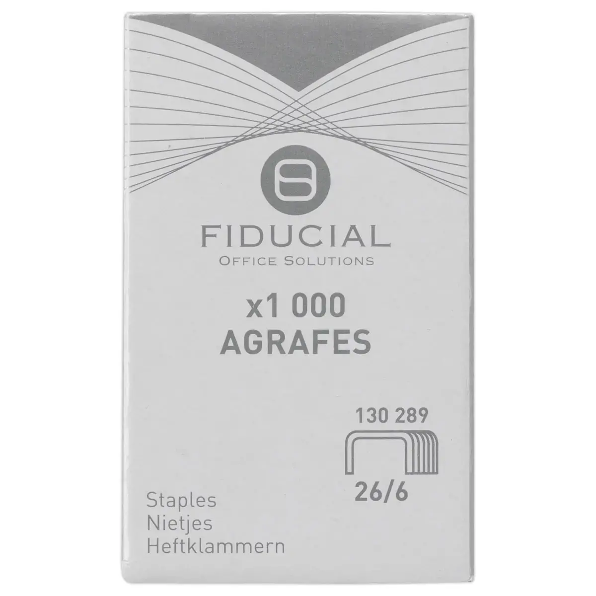 1000 Agrafes pour agrafeuses de bureau - 26/6 