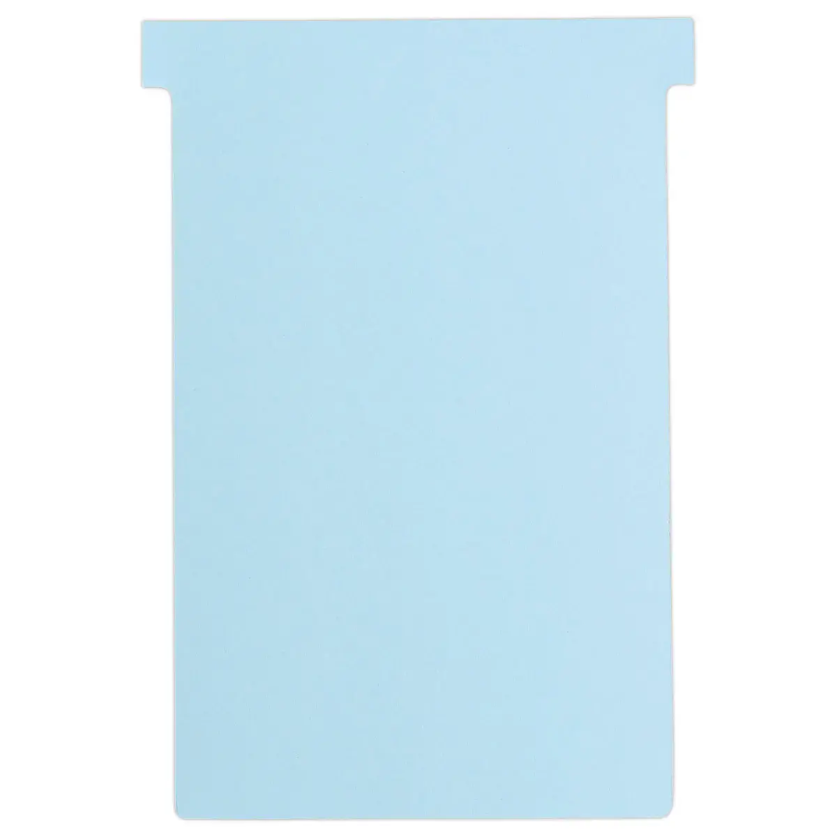 100 Fiches T pour planning - Taille 4 - Bleu Clair - NOBO