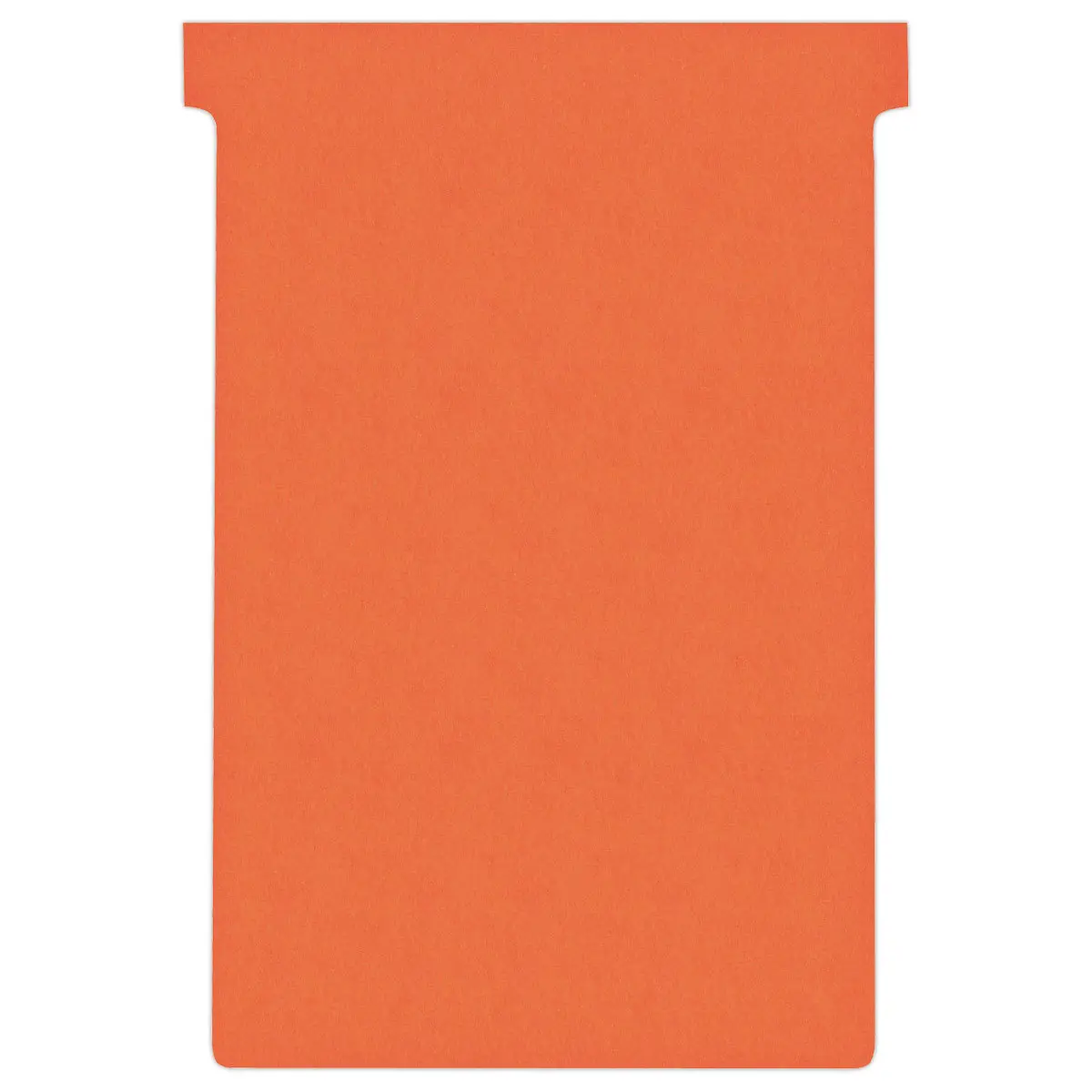 100 Fiches T pour planning - Taille 4 - Rouge - NOBO 