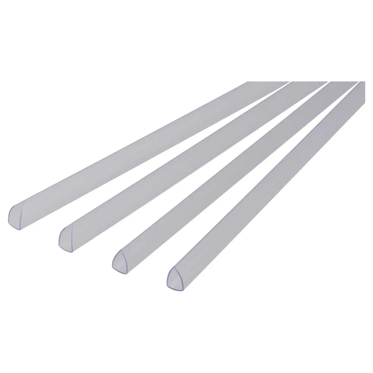 25 Baguettes &agrave; relier - 6 mm - Cristal - Pavo 