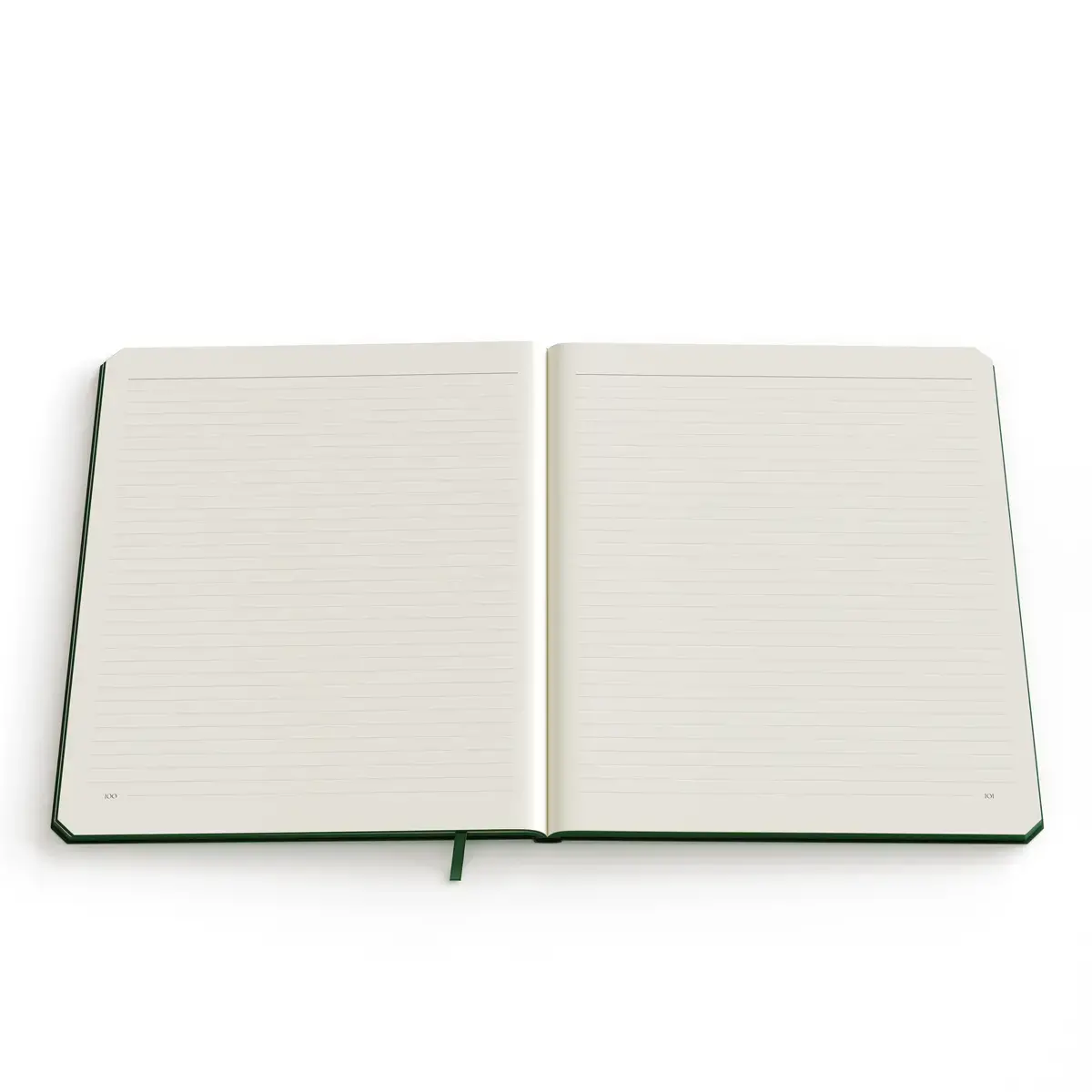 Carnet de Kempen large lign&eacute; Ashblack - Noir 