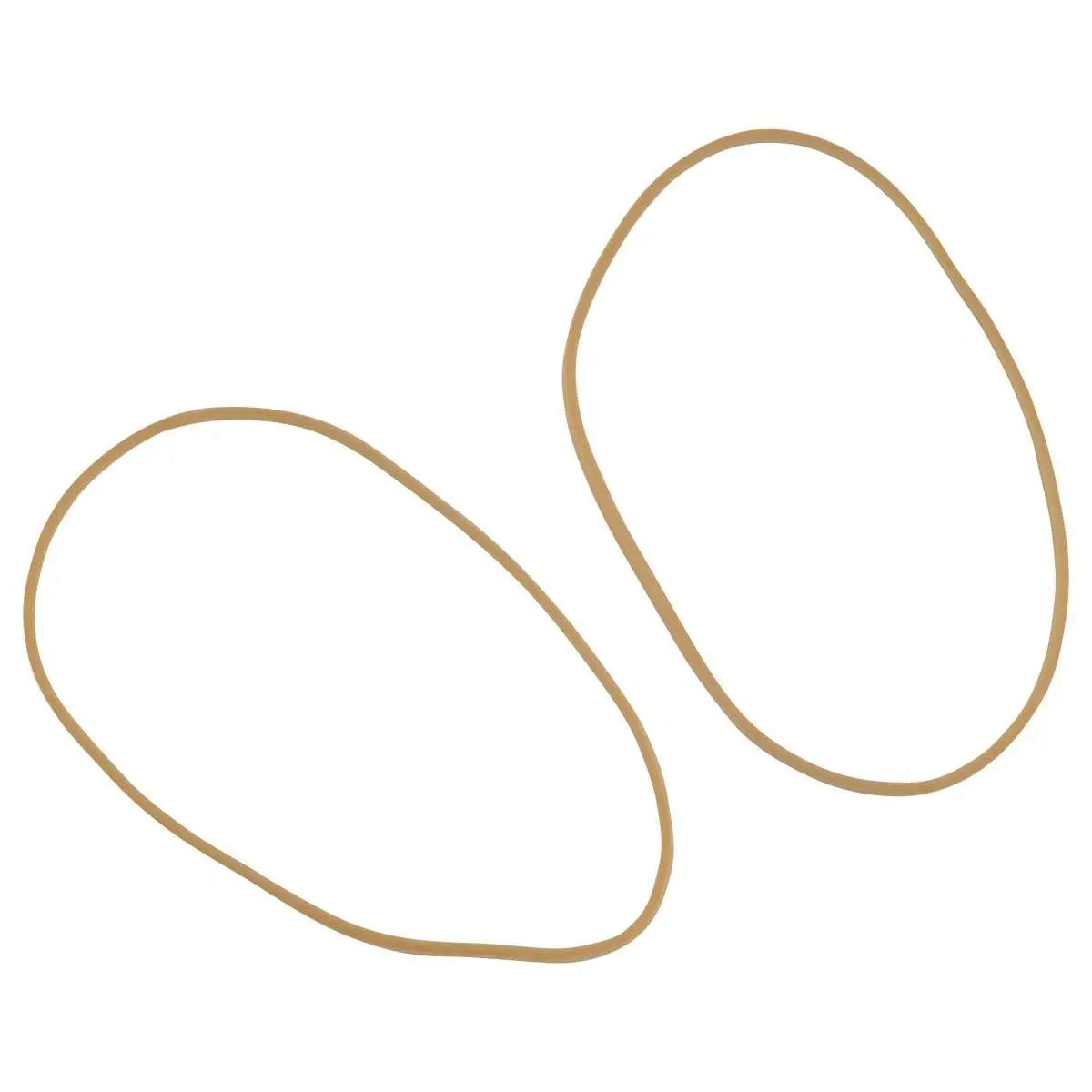 Sachet de 1 kg de bracelets élastiques étroits en caoutchouc - Blond - 100 mm - SIGN