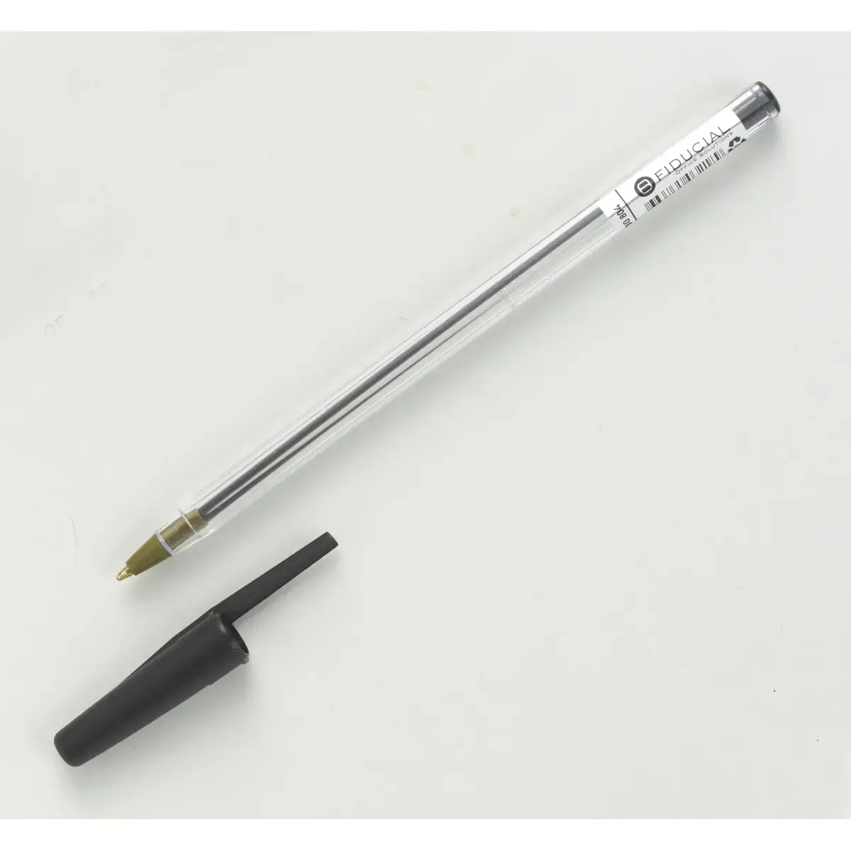 Stylo bille rétractable - Avec grip - Ecriture moyenne - Noir - FIDUCIAL
