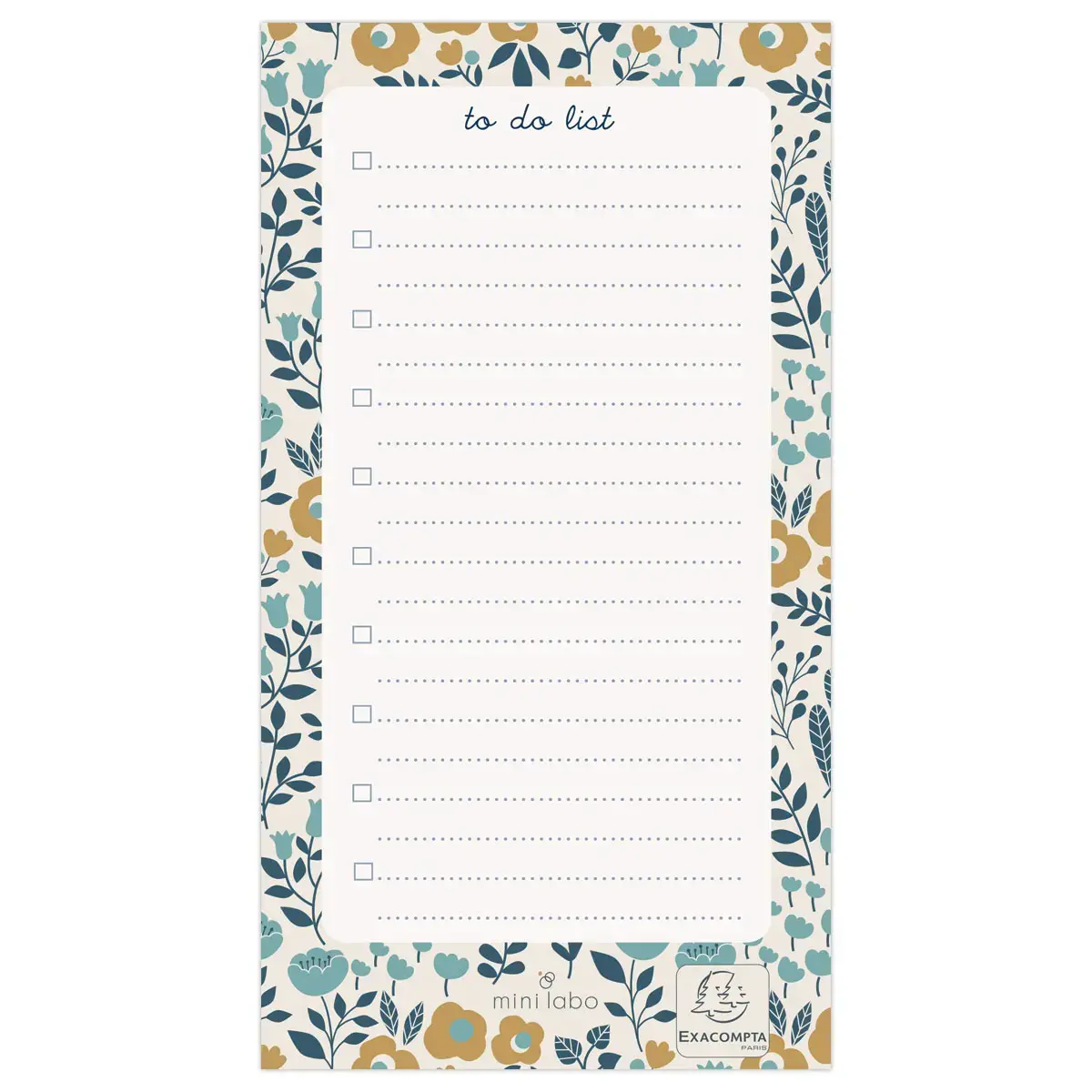 Bloc To Do List Color Design - 18x10cm 