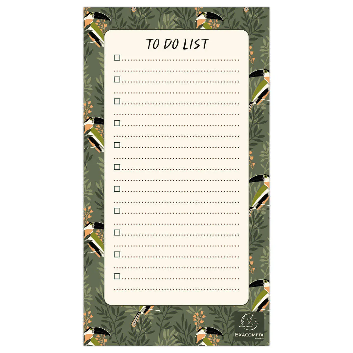 Bloc To Do List Color Design - 18x10cm 
