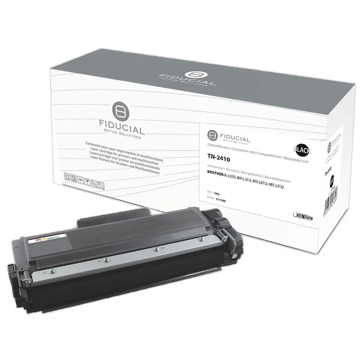 Toner remanufactur&eacute; &eacute;q. BROTHER TN-2410 - Noir 