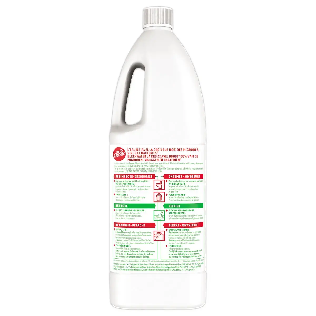 Eau de javel - 1,5L - LACROIX