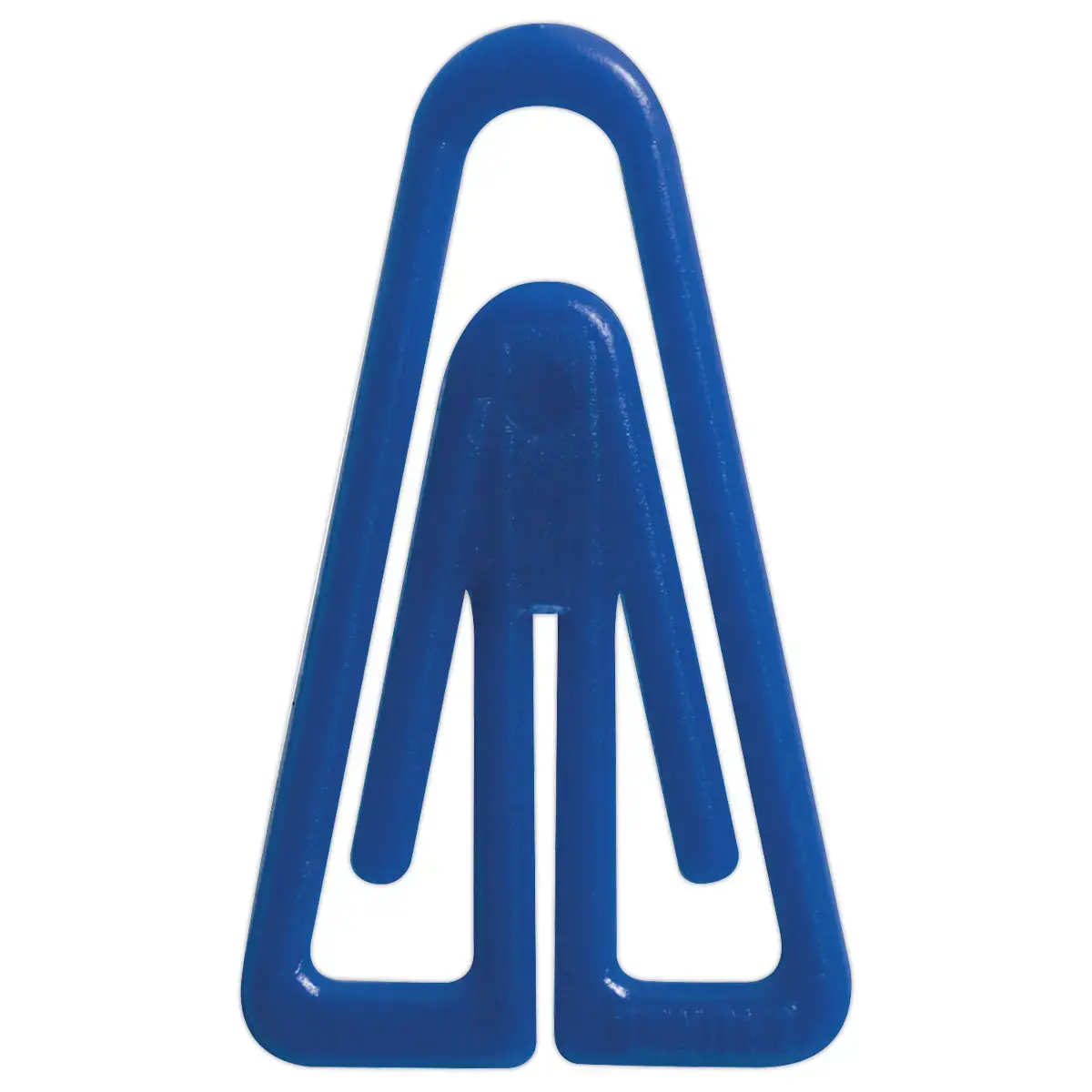 100 Trombones plastique 25mm - Coloris assortis - SIGN 