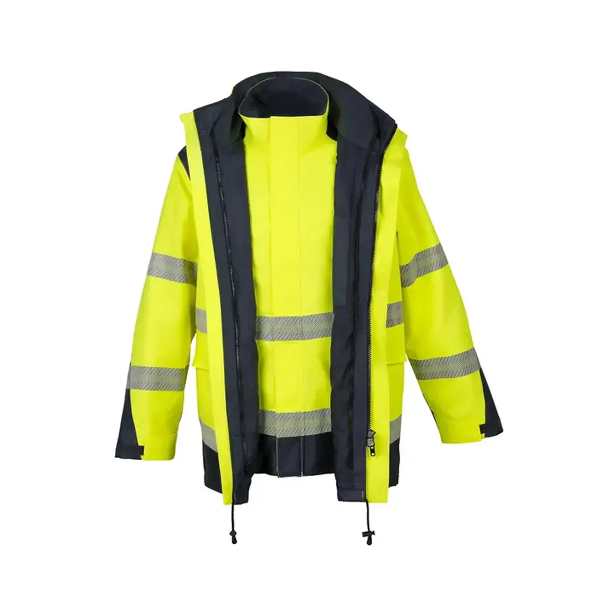 Parka HV 4 en 1 - Taille XXL - Jaune 