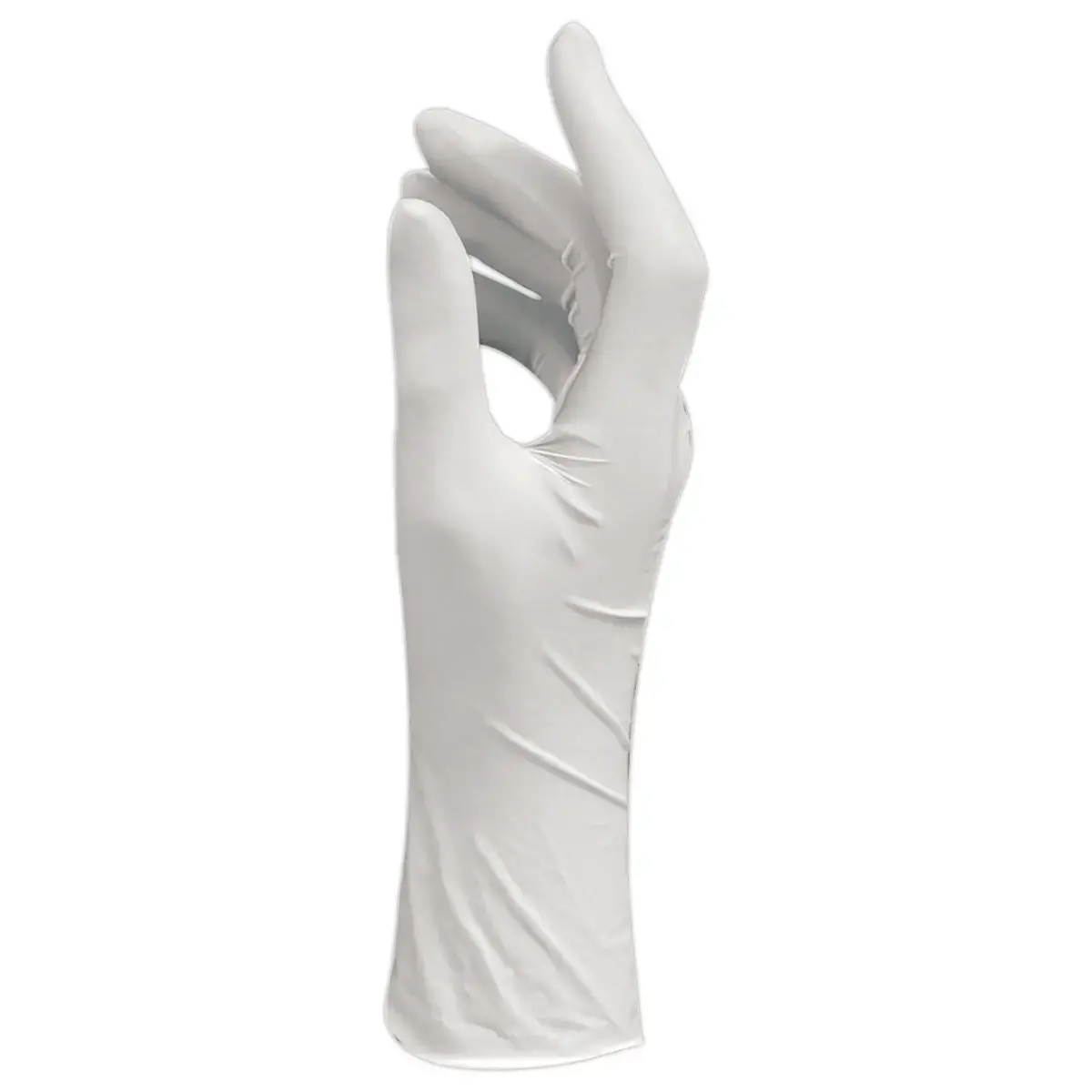 100 Gants en latex naturel non poudrés - Taille 7/S - Effet seconde peau