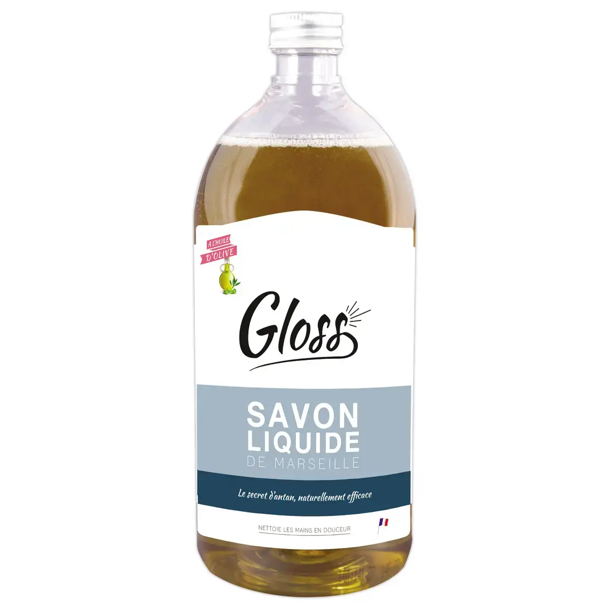 Flacon 1 litre de savon de Marseille liquide