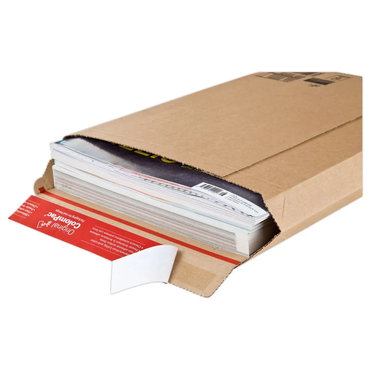 20 Pochettes d'exp rigides COLOMPAC-carton brun B2 L53 x H72 cm-ép 5 cm