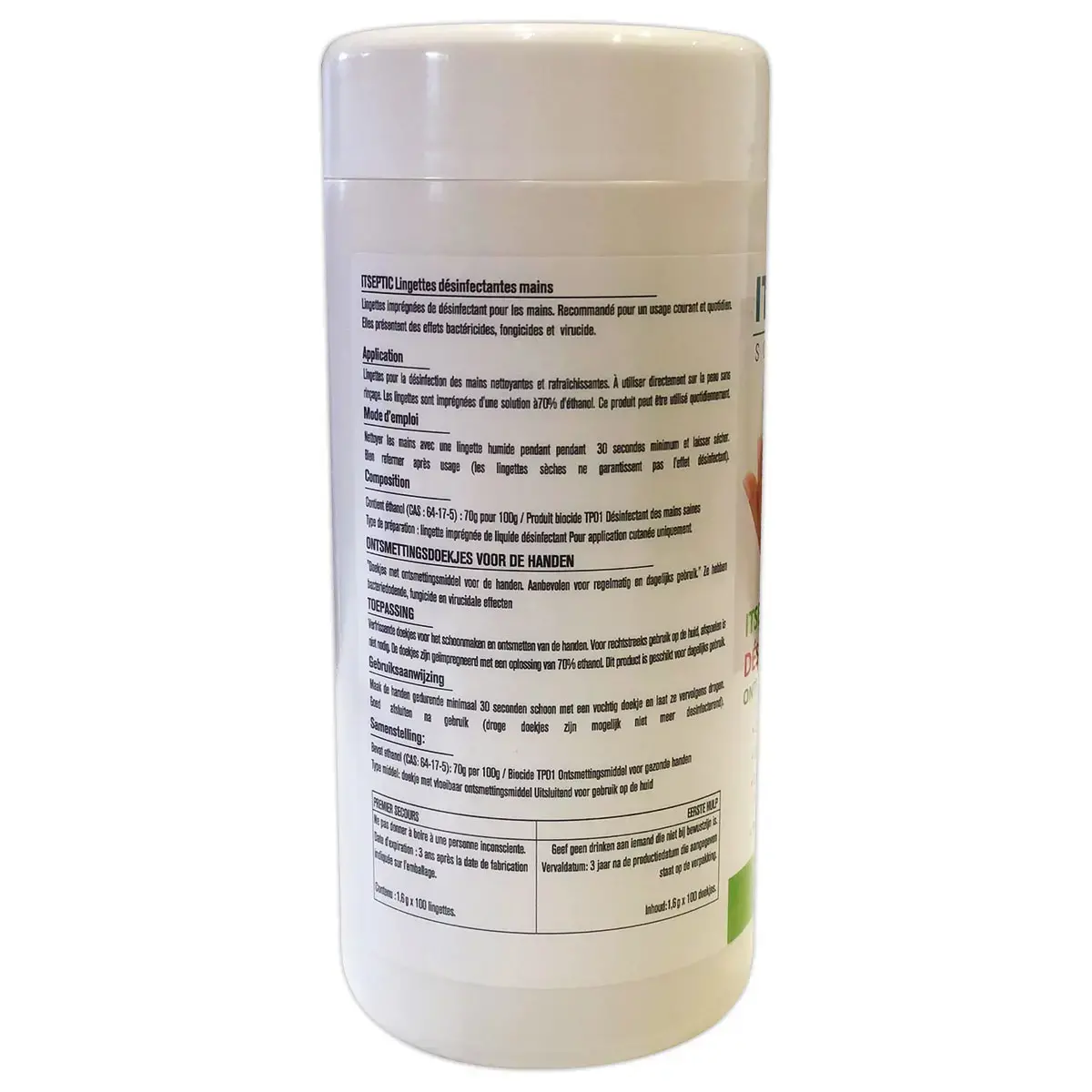 Lingettes désinfectantes ITSEPTIC