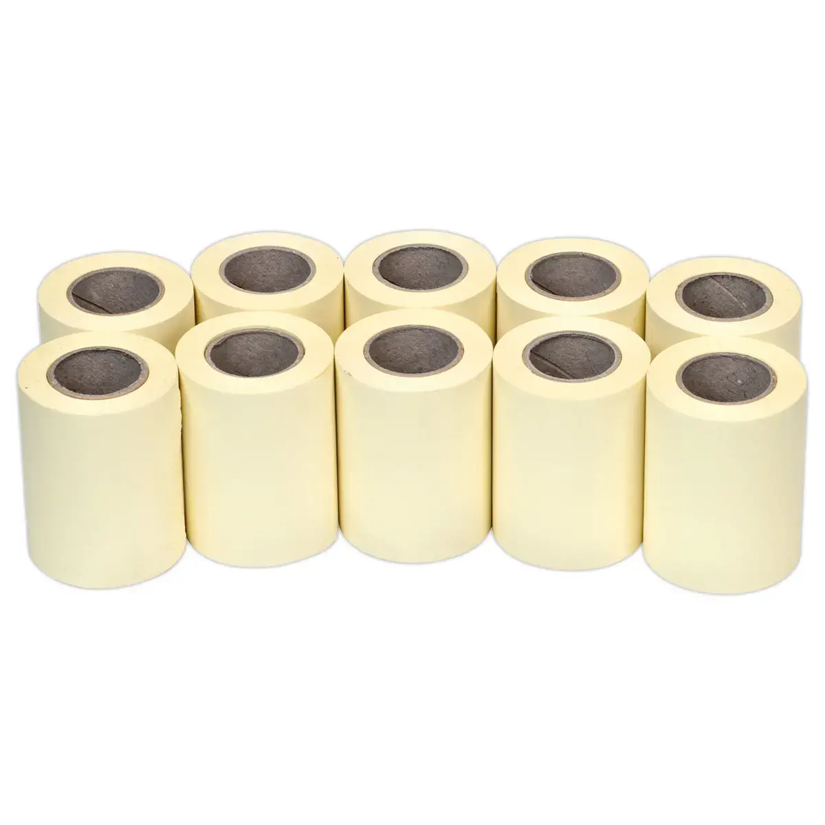 10 Recharges de notes repositionnables en rouleau pour d&eacute;vidoir - Jaune - 10 m x 6 cm 