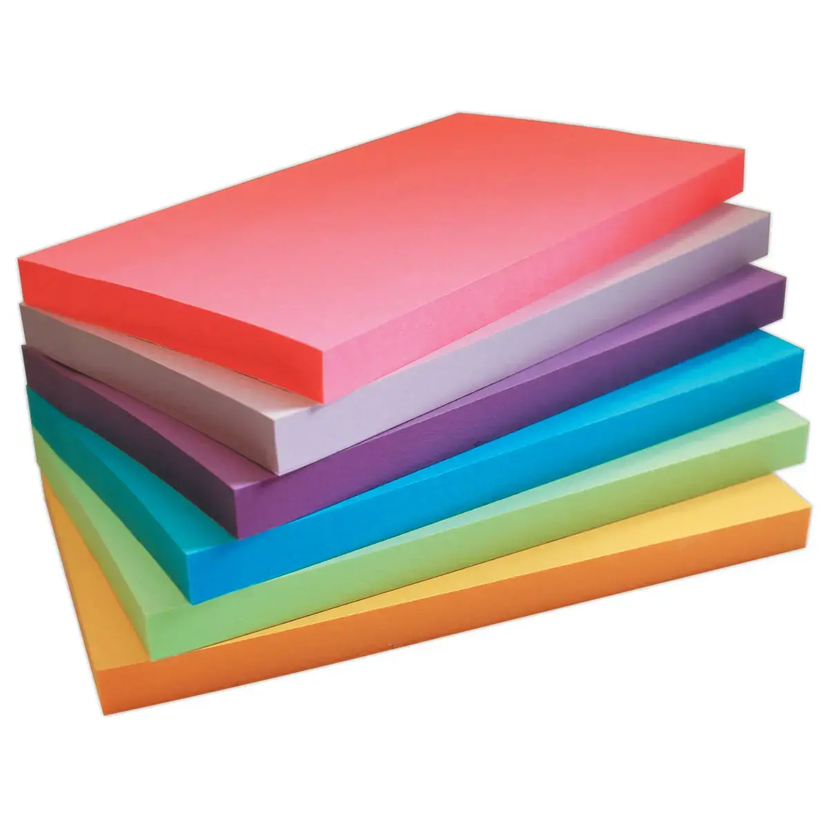 6 Blocs notes repositionnables - 7,6 x 12,7 cm - Couleurs vives assorties - FIDUCIAL