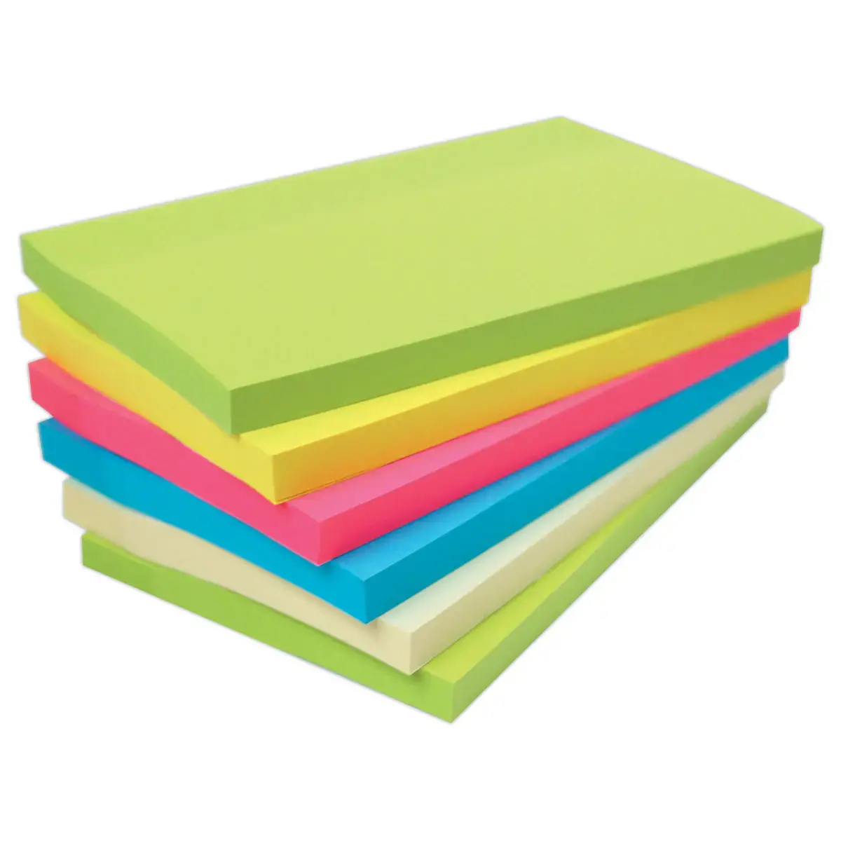 6 Blocs notes repositionnables super adhésives - 7,6 x 12,7 cm - FIDUCIAL OFFICE SOLUTIONS