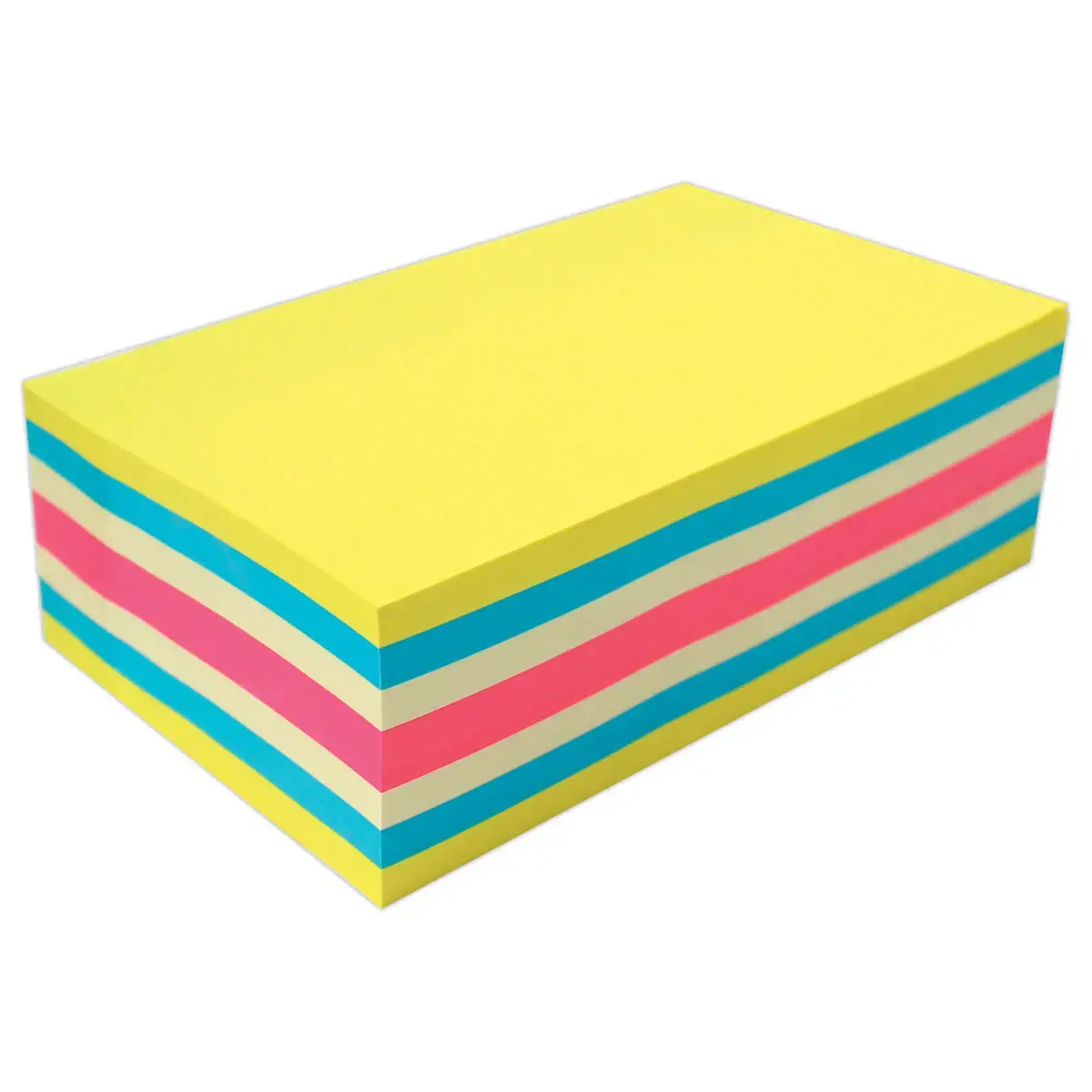 Bloc super adhésif - 127 x 76 mm - Coloris assortis