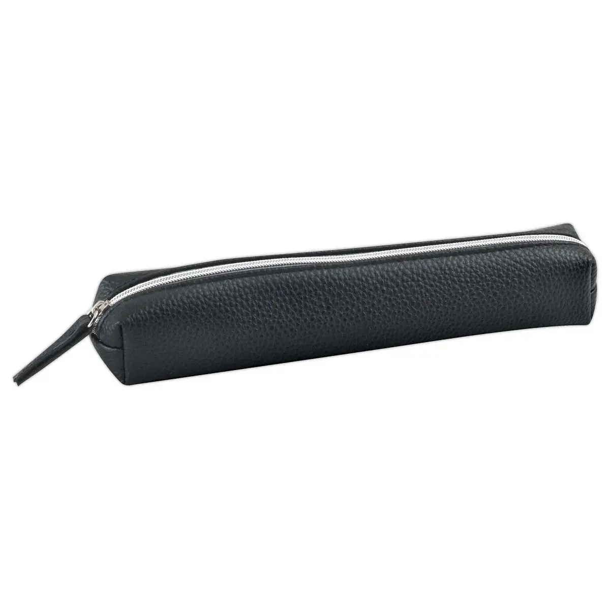 Trousse ronde simili cuir - 20 x 3 cm - Noir - WONDAY
