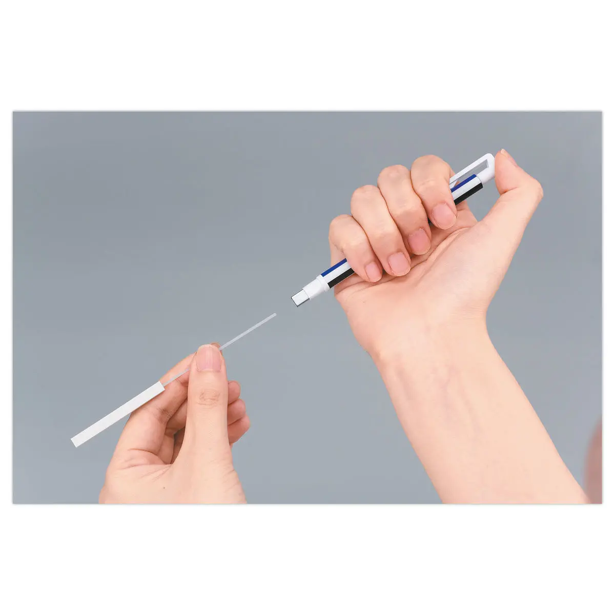 Stylo gomme Mono Z&eacute;ro - Rechargeable - Pointe rectangle - TOMBOW 