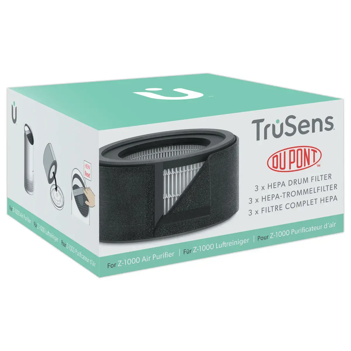 Filtre HEPA 13 pour purificateur d'air Z-1000 - LEITZ TRUSENS 