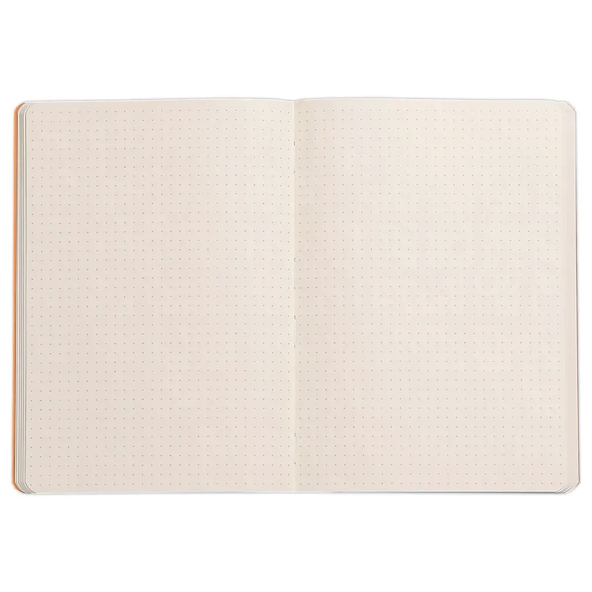 Carnet broché Rhodiarama A5 160 pages - couverture souple - noir - RHODIA