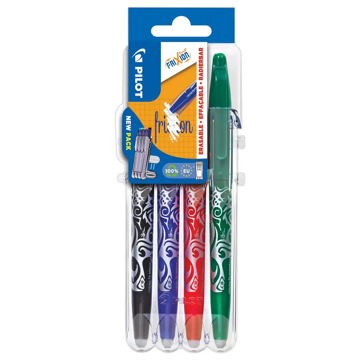 4 Stylos à bille Frixion Ball effaçables - PILOT