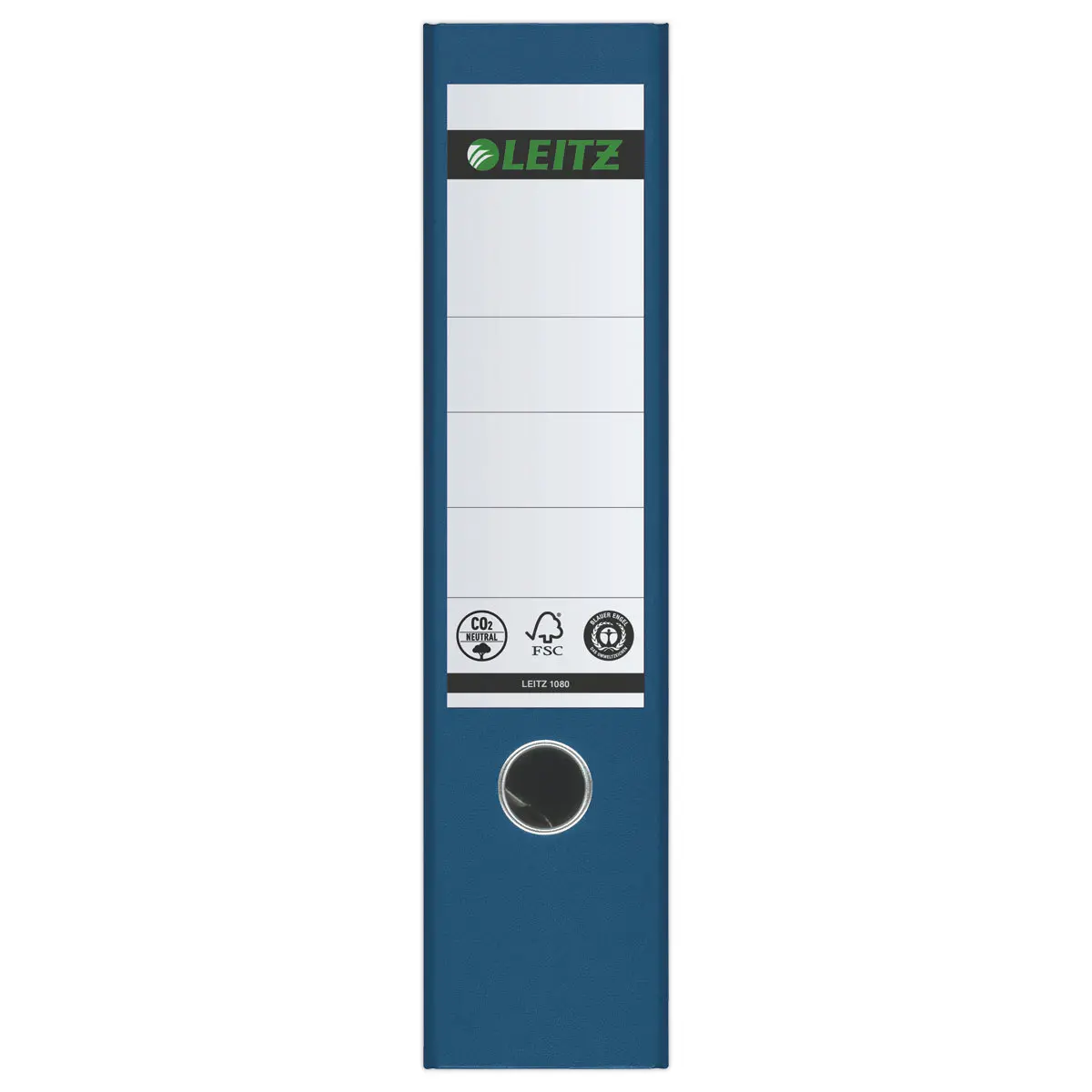 Classeurs &agrave; levier carton marbr&eacute; - Dos 8 cm  - bleu - LEITZ 