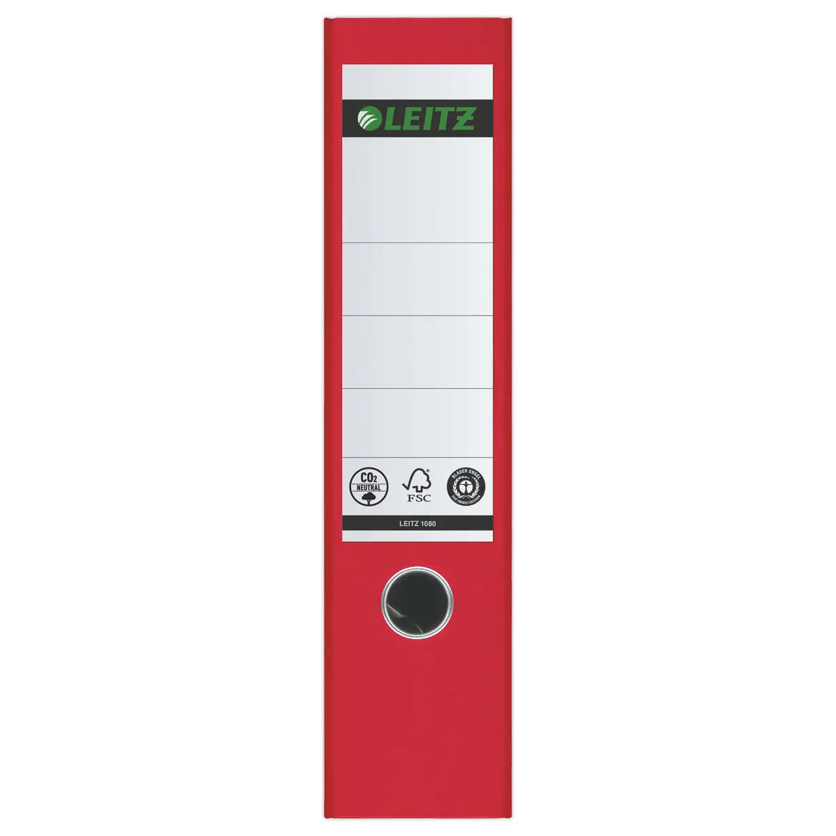 Classeurs à levier carton marbré - Dos 8 cm - rouge - LEITZ