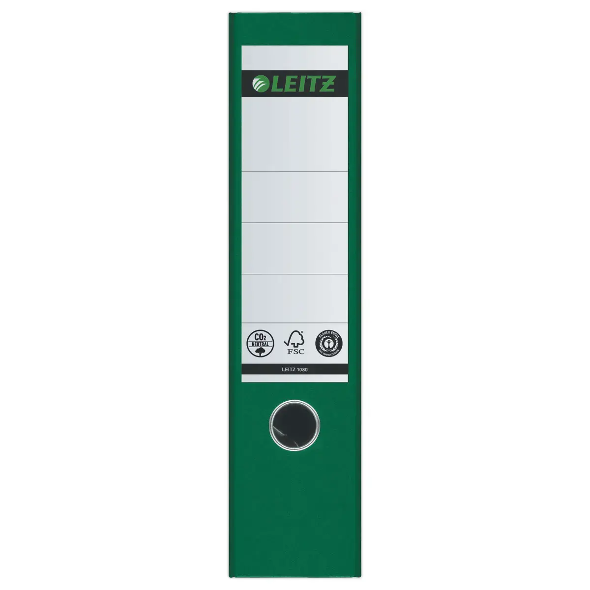 Classeurs à levier carton marbré - Dos 8 cm - vert - LEITZ