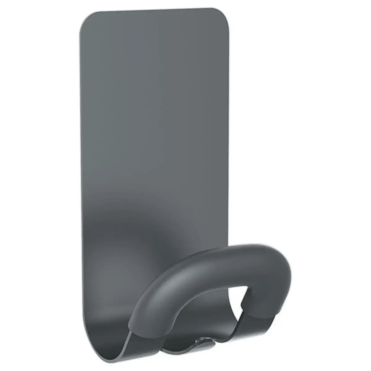 Patère magnétique metallique noir