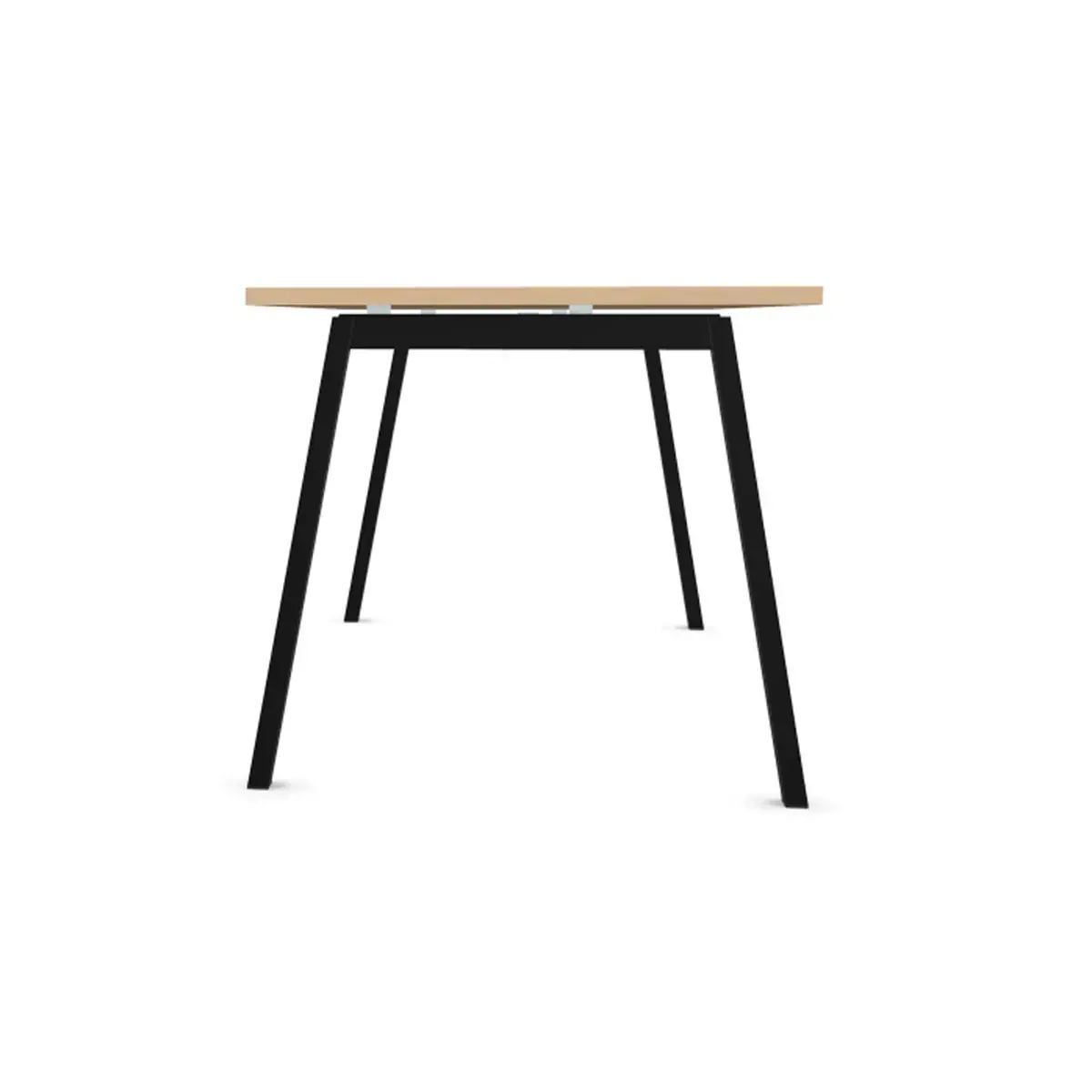 Bureau rectangulaire 180x80 H&ecirc;tre / pi&eacute;t. Anthracite BANGKOK 
