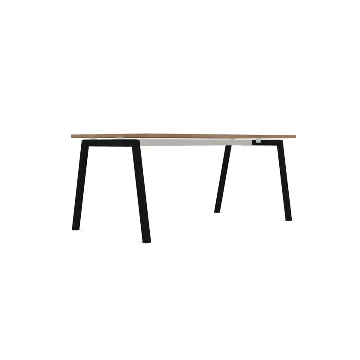 Bureau rectangulaire 180x80 Noyer / pi&eacute;t. Anthracite BANGKOK 