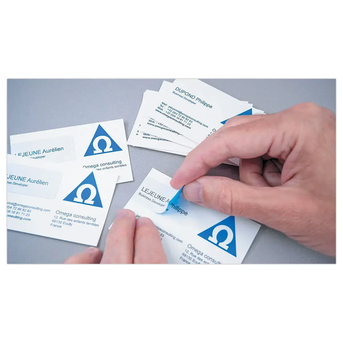 Étiquettes de masquage laser AVERY 63,5 x 38,1 mm 25 f x 21 étiquettes
