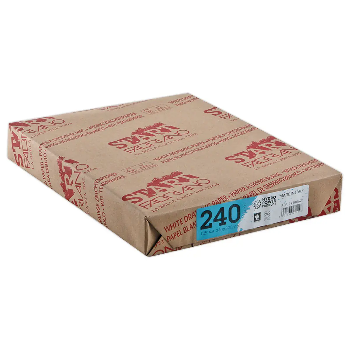 125 Feuilles de papier dessin blanc format 24 X 32 cm - 240 g