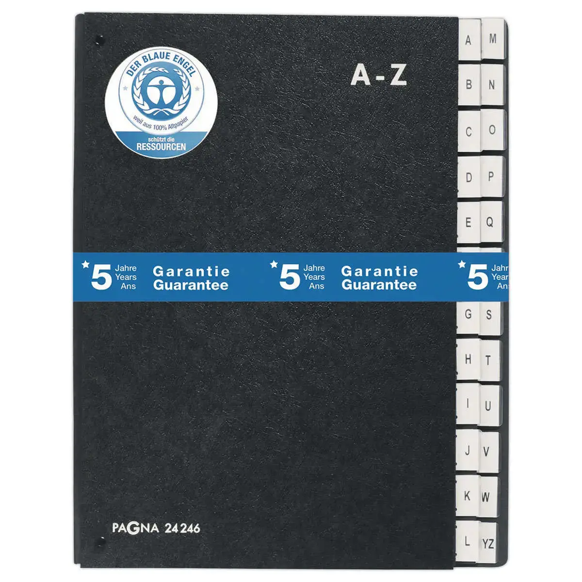 Trieur alphab&eacute;tique Pagna - 24 compartiments - noir - DURABLE 