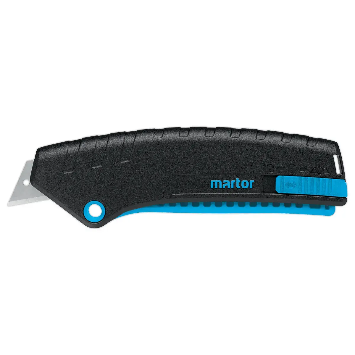 Cutter de sécurité SECUNORM MIZAR - Lame trapézoïdale 19 mm - Martor