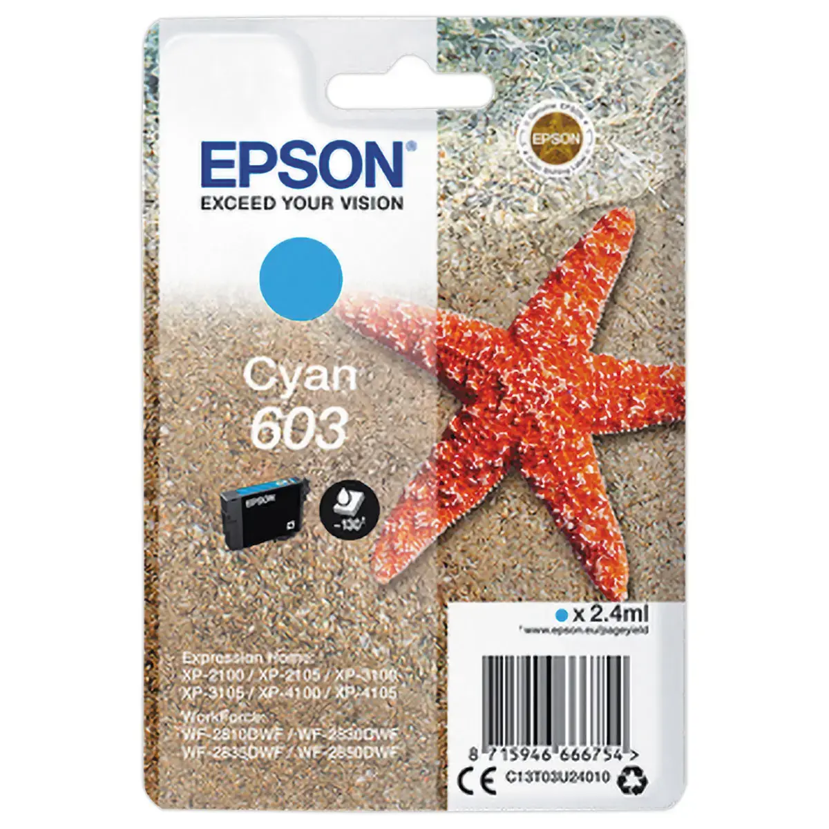 Cartouche Epson 603 cyan