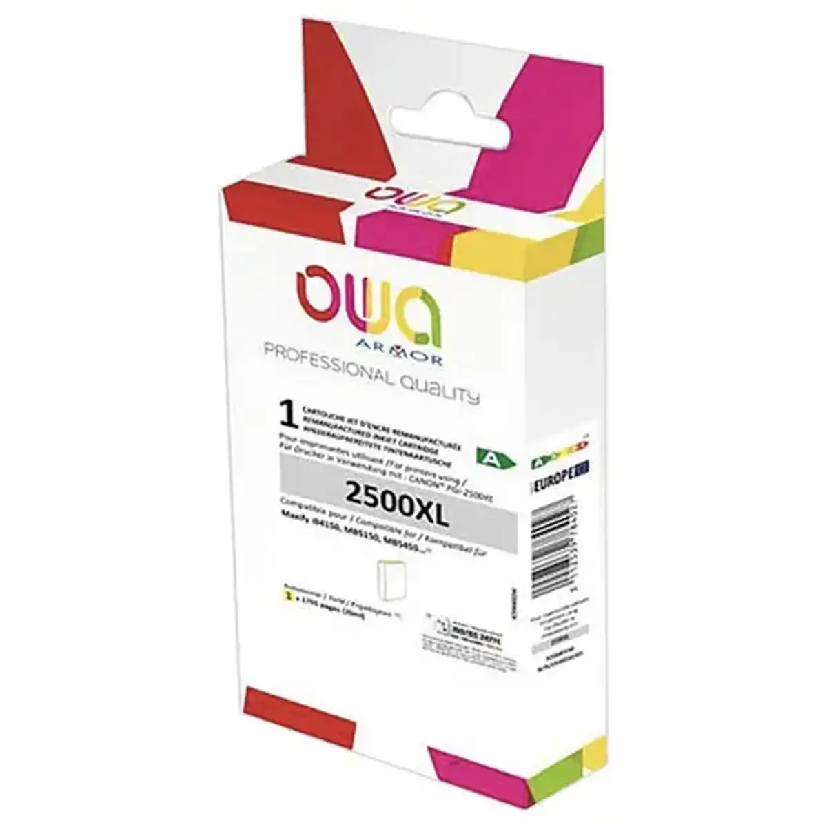 Cartouche &eacute;q. CANON PGI-2500XL - Haute capacit&eacute; - Jaune - OWA 